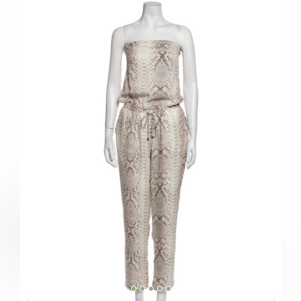 Haute Hippie Snakeskin Jumpsuit